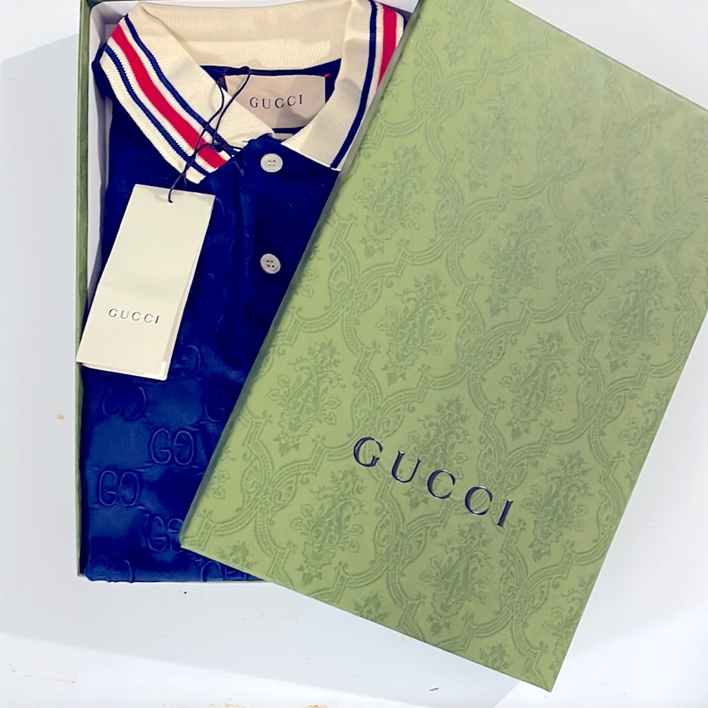 GG stretch cotton polo